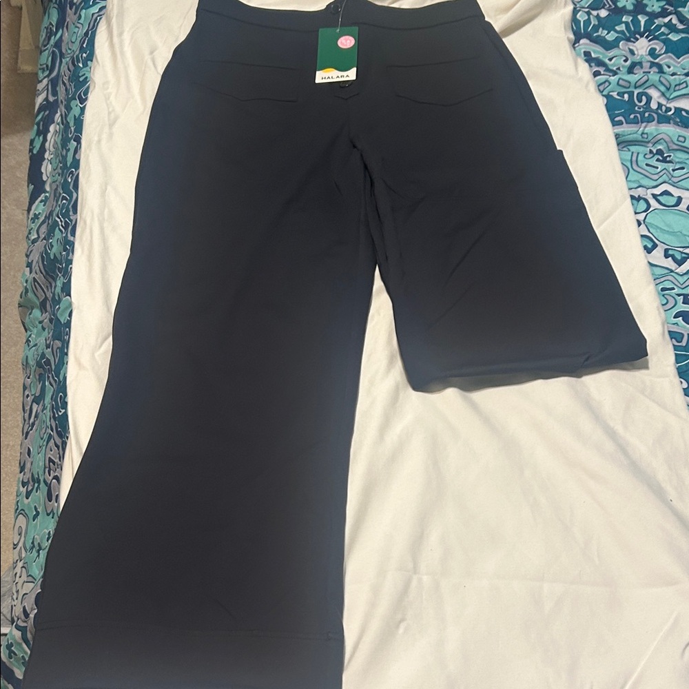 Halara Black Wide-Leg Pants